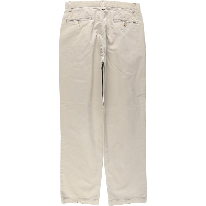 Ralph Lauren POLO by Ralph Lauren Classic Fit Two-Pleated Chino Pants, Men's, Size W32 cotton Beige type Vintage Second Hand