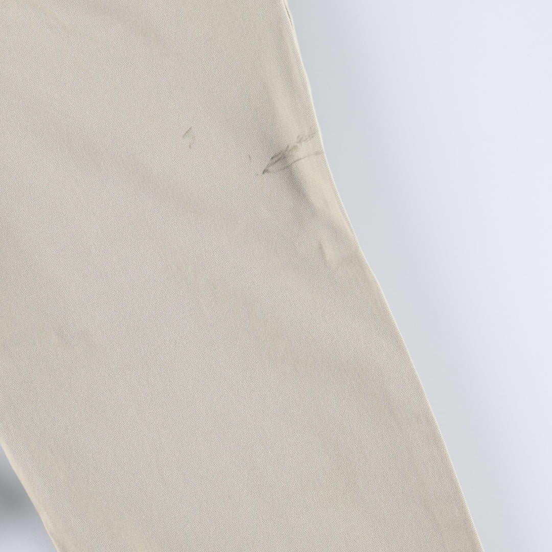 Ralph Lauren POLO by Ralph Lauren Classic Fit Two-Pleated Chino Pants, Men's, Size W32 cotton Beige type Vintage Second Hand