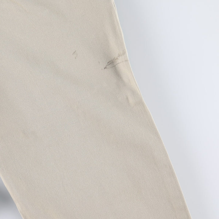Ralph Lauren POLO by Ralph Lauren Classic Fit Two-Pleated Chino Pants, Men's, Size W32 cotton Beige type Vintage Second Hand