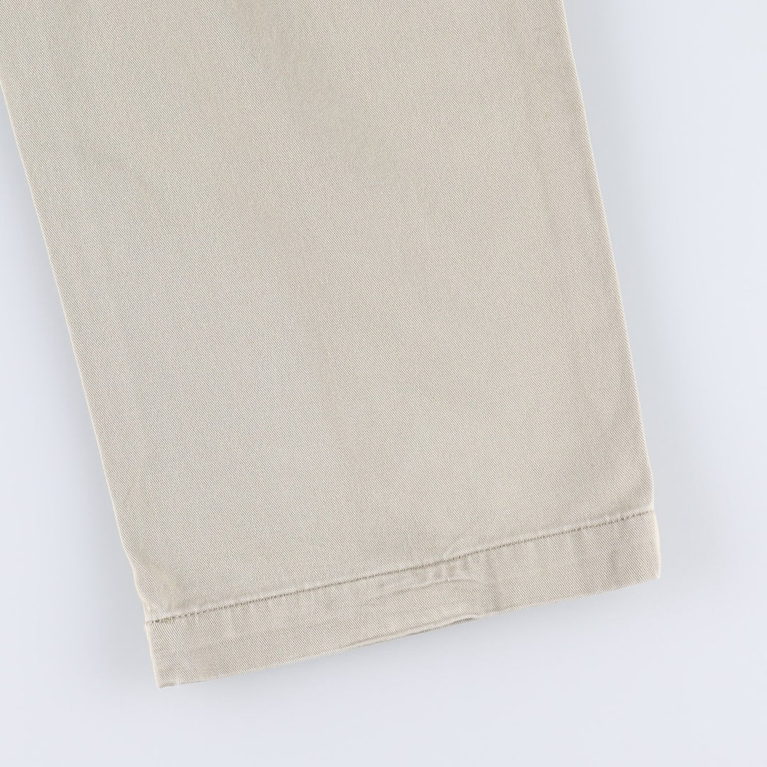 Ralph Lauren POLO by Ralph Lauren Classic Fit Two-Pleated Chino Pants, Men's, Size W32 cotton Beige type Vintage Second Hand