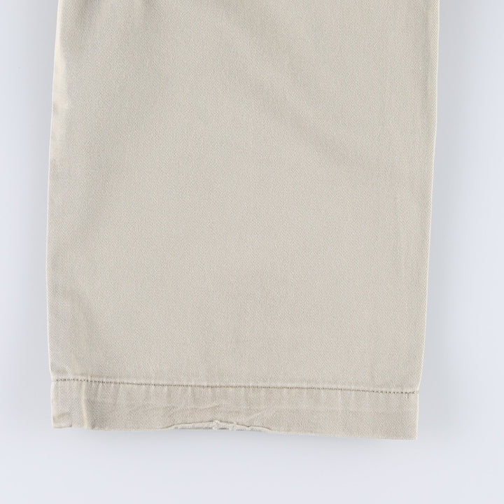Ralph Lauren POLO by Ralph Lauren Classic Fit Two-Pleated Chino Pants, Men's, Size W32 cotton Beige type Vintage Second Hand