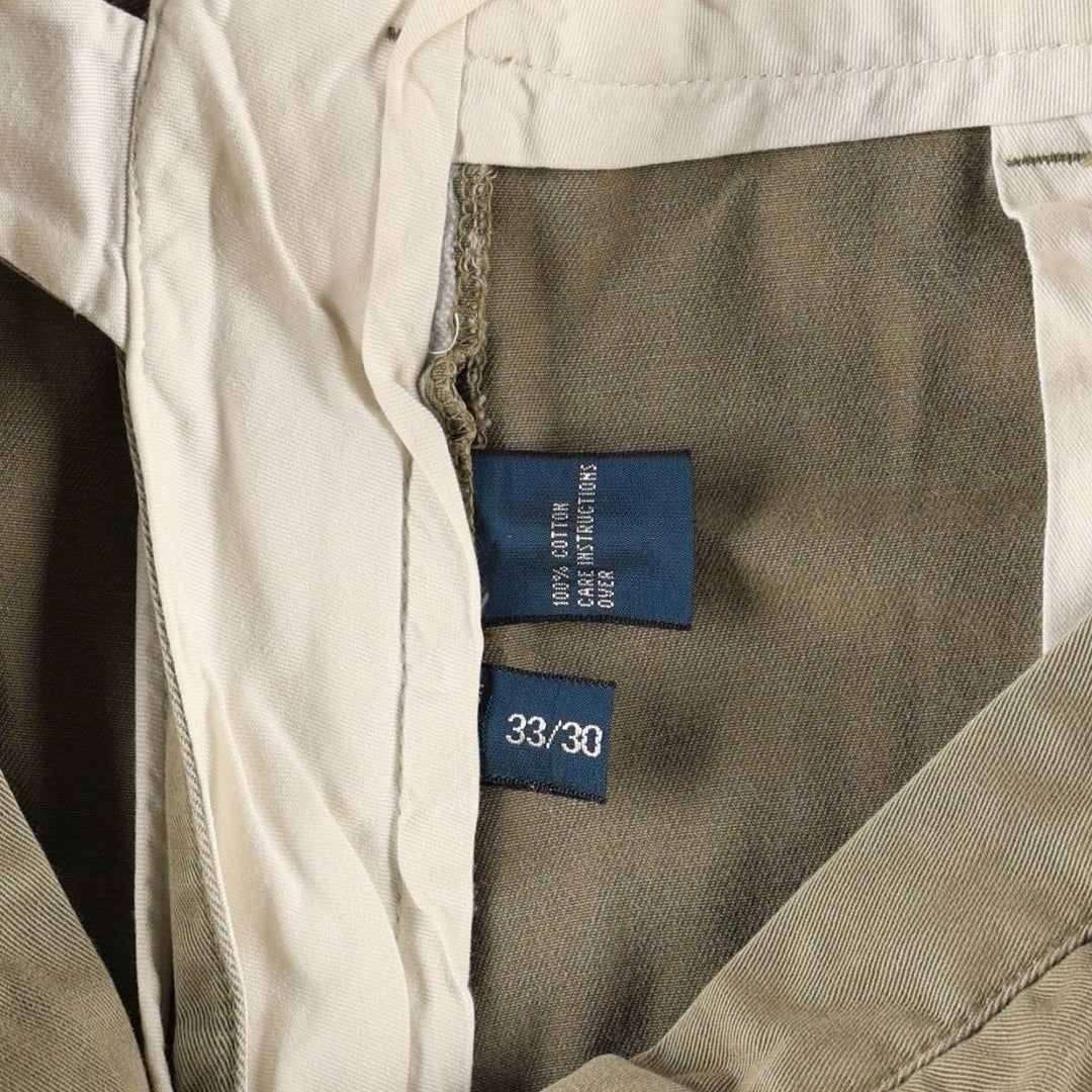 Ralph Lauren POLO by Ralph Lauren PROSPECT PANT Chino pants for men, equivalent to w34 cotton Khaki type brown Vintage Second Hand