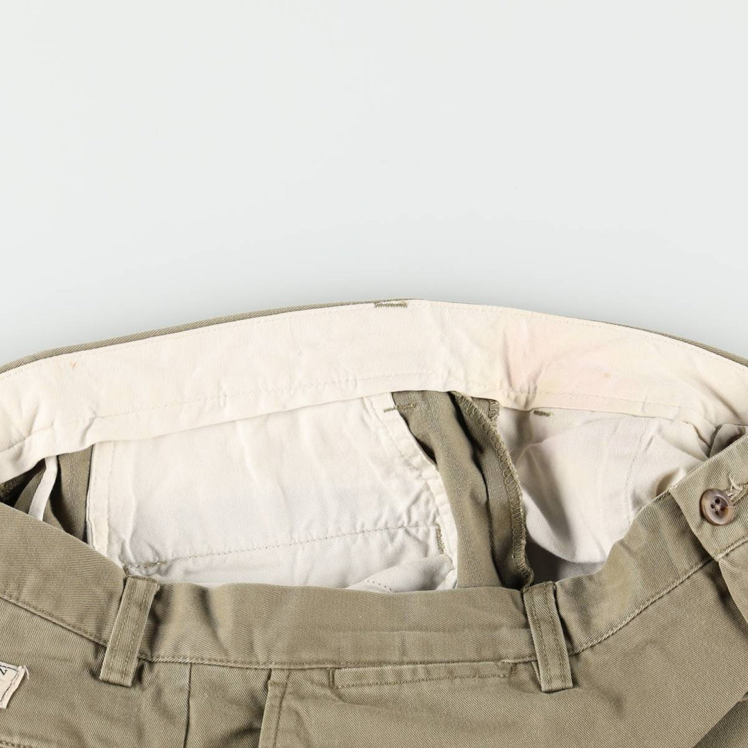 Ralph Lauren POLO by Ralph Lauren PROSPECT PANT Chino pants for men, equivalent to w34 cotton Khaki type brown Vintage Second Hand
