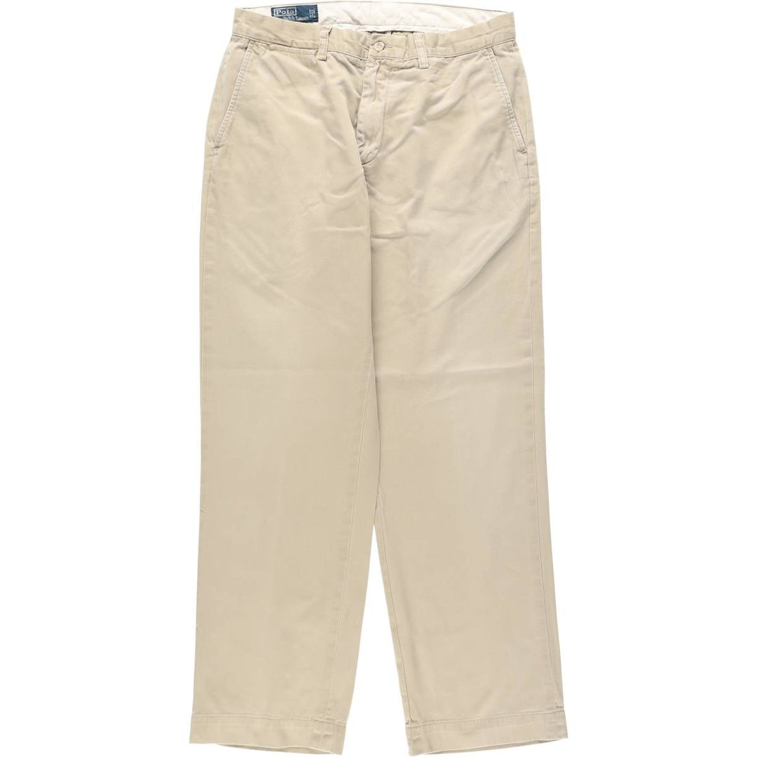 Ralph Lauren POLO by Ralph Lauren PRESTON PANT, Men's Chino Pants, Size W33 cotton Beige type Vintage Second Hand