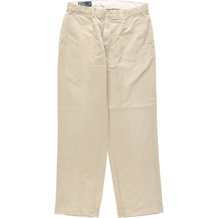 Ralph Lauren POLO by Ralph Lauren PRESTON PANT, Men's Chino Pants, Size W33 cotton Beige type Vintage Second Hand