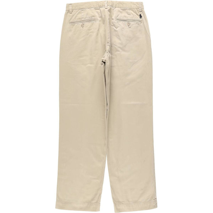 Ralph Lauren POLO by Ralph Lauren PRESTON PANT, Men's Chino Pants, Size W33 cotton Beige type Vintage Second Hand