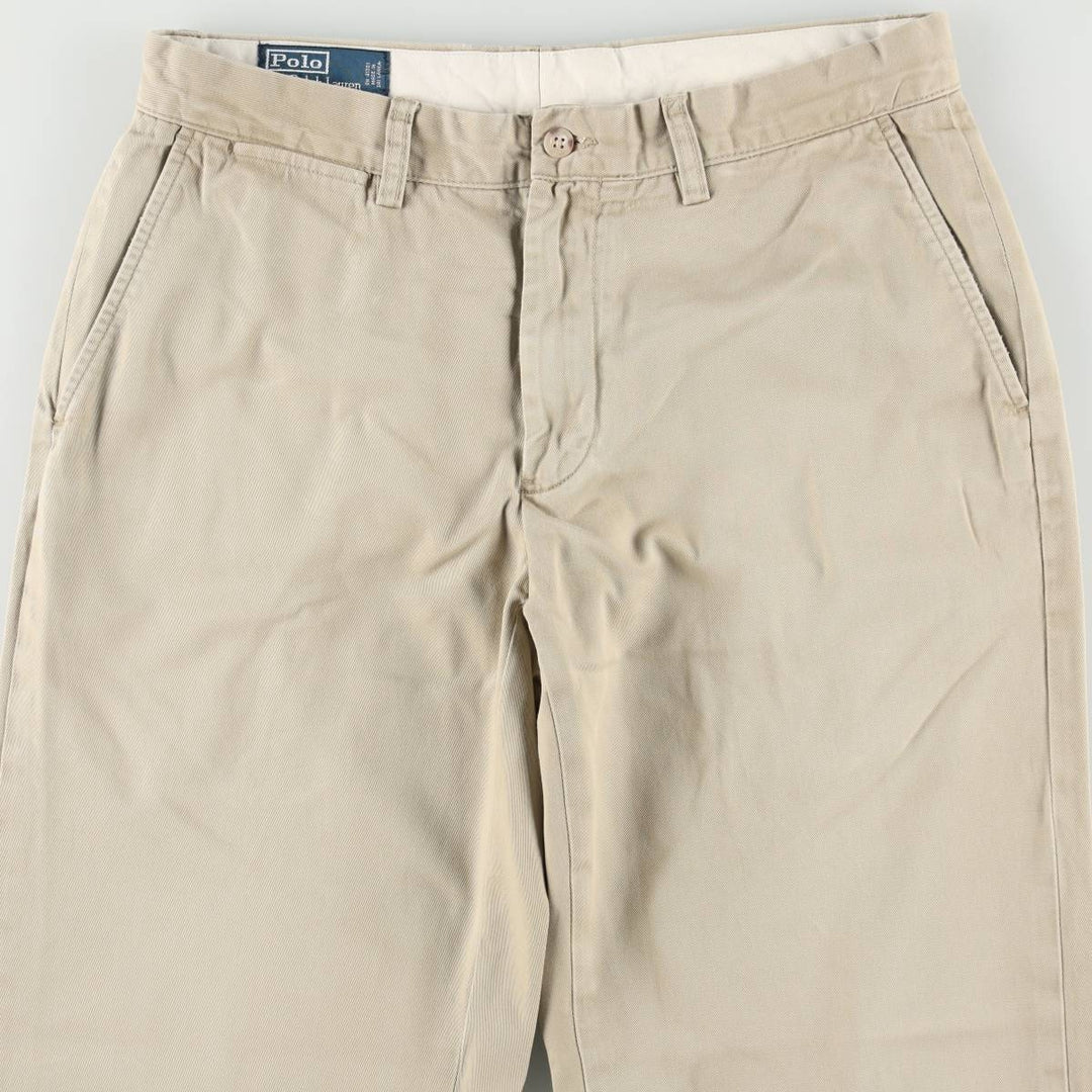 Ralph Lauren POLO by Ralph Lauren PRESTON PANT, Men's Chino Pants, Size W33 cotton Beige type Vintage Second Hand