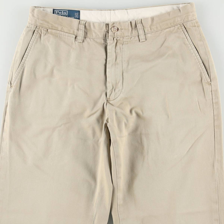 Ralph Lauren POLO by Ralph Lauren PRESTON PANT, Men's Chino Pants, Size W33 cotton Beige type Vintage Second Hand