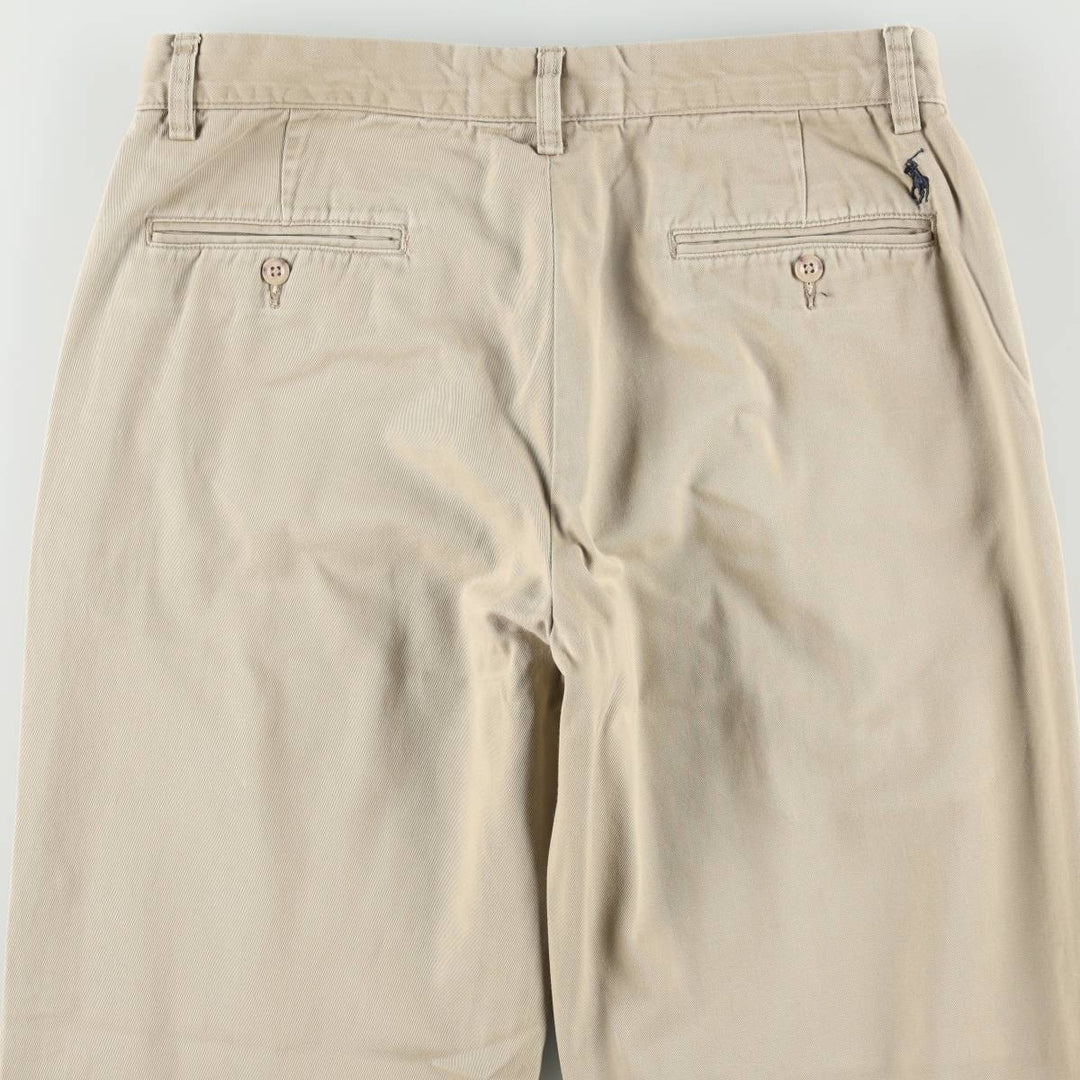 Ralph Lauren POLO by Ralph Lauren PRESTON PANT, Men's Chino Pants, Size W33 cotton Beige type Vintage Second Hand
