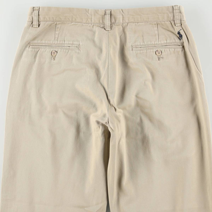 Ralph Lauren POLO by Ralph Lauren PRESTON PANT, Men's Chino Pants, Size W33 cotton Beige type Vintage Second Hand
