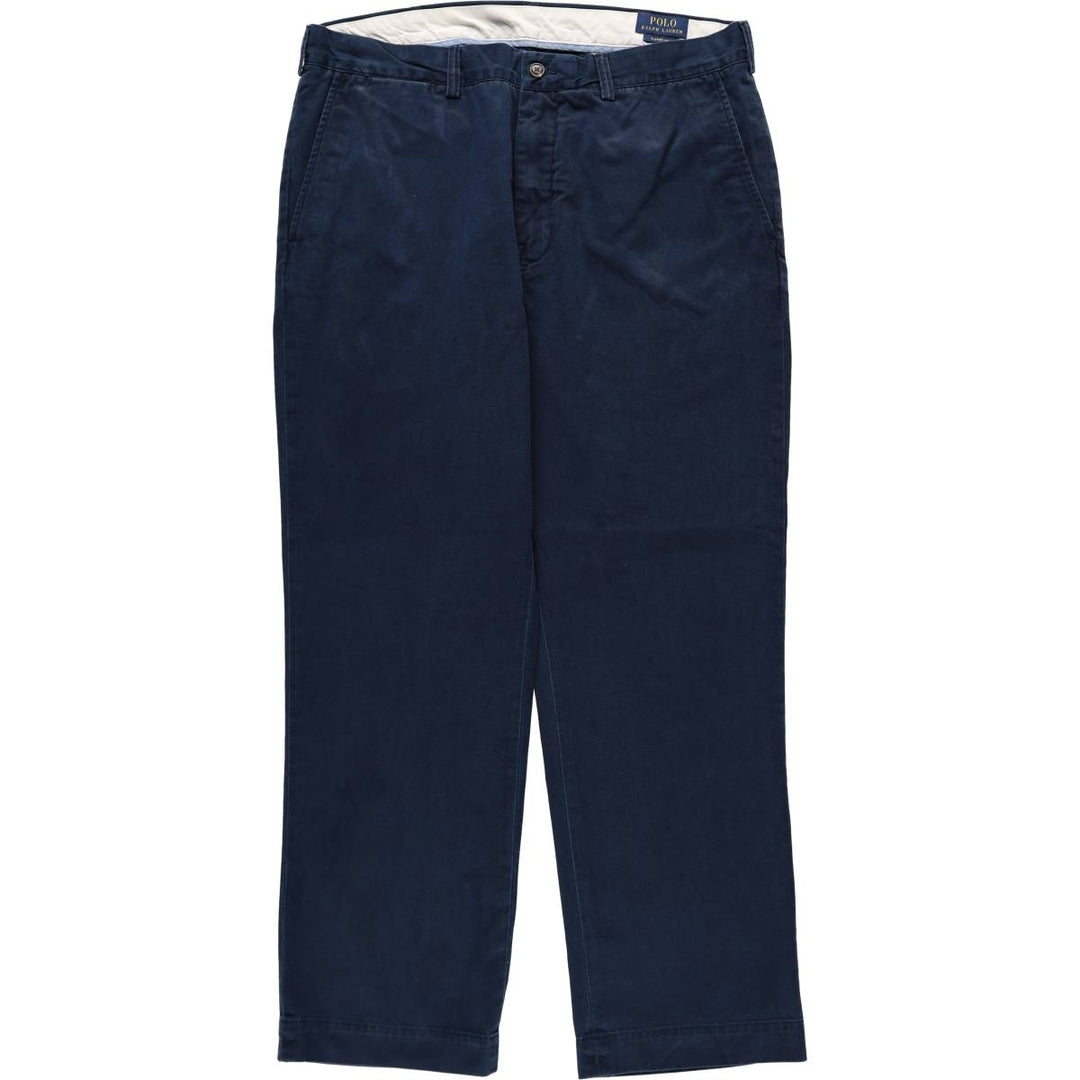 Ralph Lauren POLO RALPH LAUREN Classic Fit Chino Pants, Men's, Size W36 cotton navy blue type Vintage Second Hand