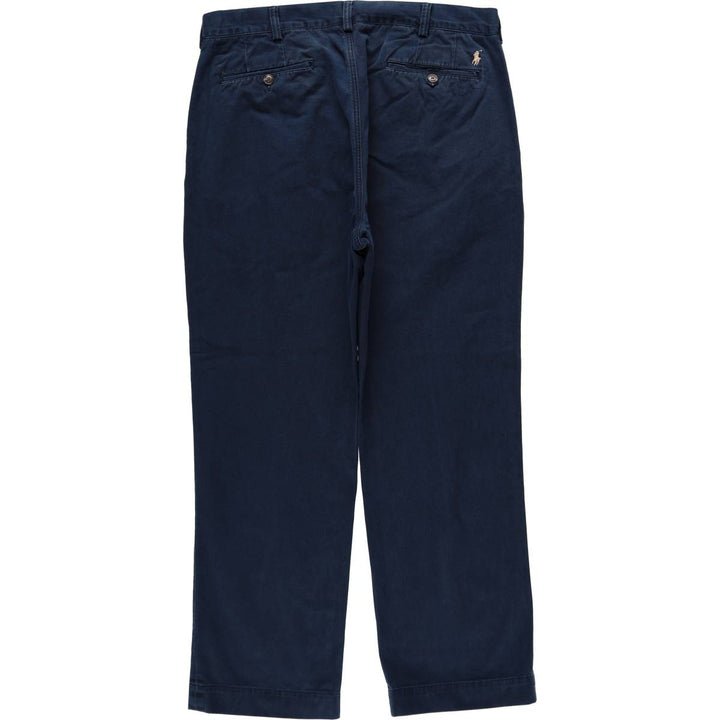 Ralph Lauren POLO RALPH LAUREN Classic Fit Chino Pants, Men's, Size W36 cotton navy blue type Vintage Second Hand