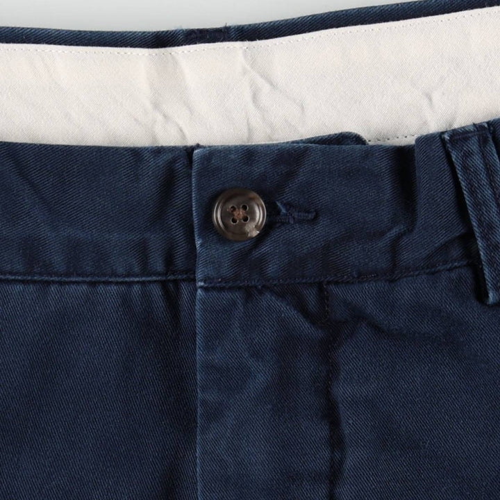 Ralph Lauren POLO RALPH LAUREN Classic Fit Chino Pants, Men's, Size W36 cotton navy blue type Vintage Second Hand