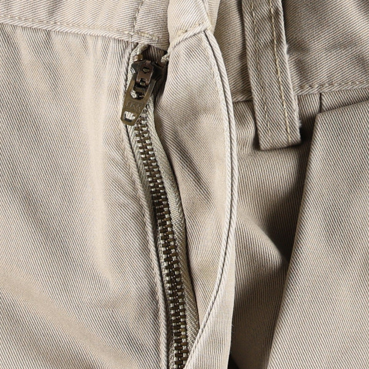 Ralph Lauren POLO by Ralph Lauren ETHAN PANT Two-pleat chino pants for men, size W34 cotton Beige type Vintage Second Hand