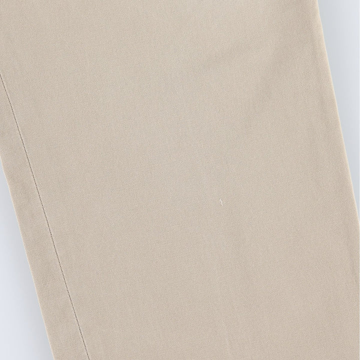 Ralph Lauren POLO by Ralph Lauren ETHAN PANT Two-pleat chino pants for men, size W34 cotton Beige type Vintage Second Hand