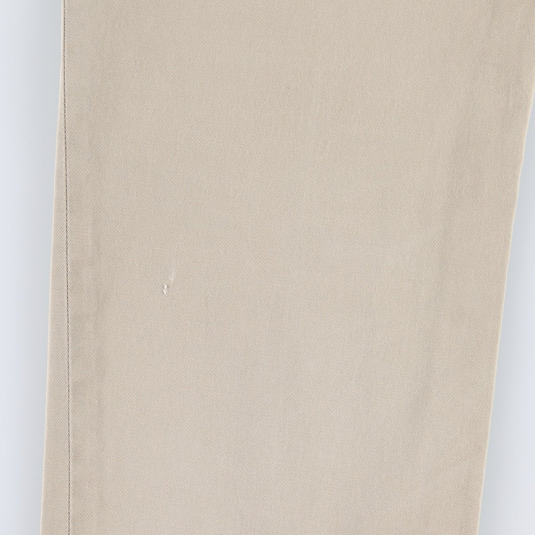 Ralph Lauren POLO by Ralph Lauren ETHAN PANT Two-pleat chino pants for men, size W34 cotton Beige type Vintage Second Hand