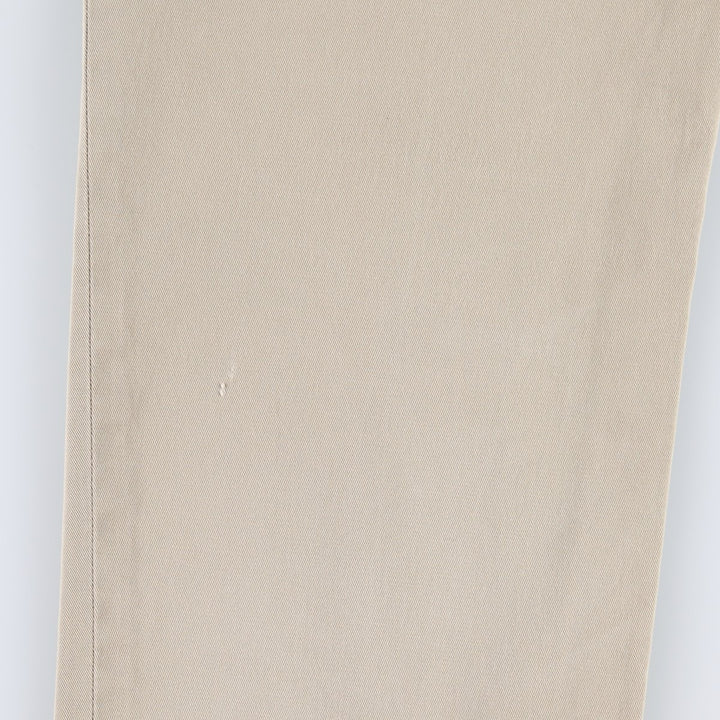 Ralph Lauren POLO by Ralph Lauren ETHAN PANT Two-pleat chino pants for men, size W34 cotton Beige type Vintage Second Hand