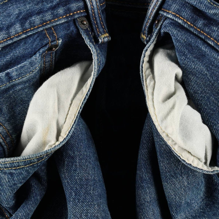Levi's 501CT Tapered Denim Pants, Men's Size W32 (approx.) cotton blue type Vintage Second Hand