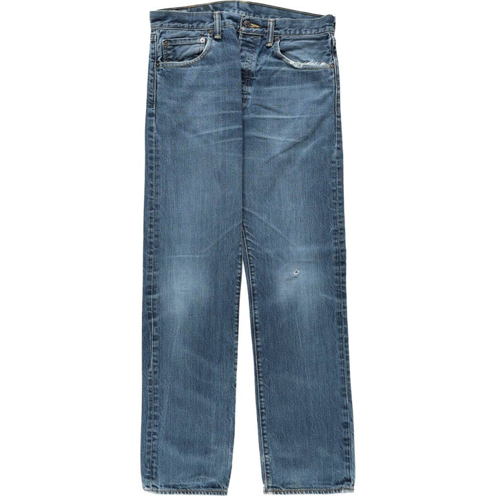 Levi's 501 straight denim pants for men, size W32 cotton blue type Vintage Second Hand