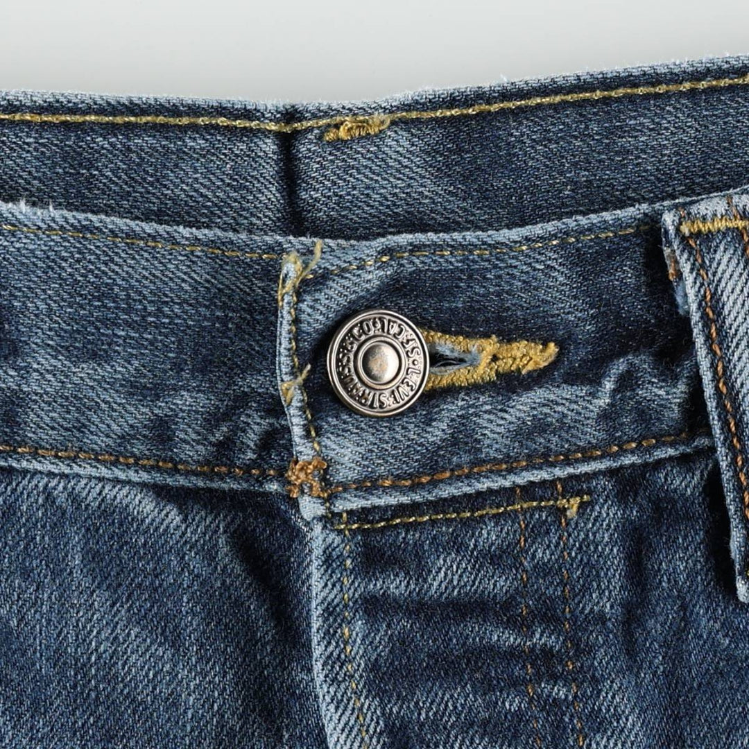 Levi's 501 straight denim pants for men, size W32 cotton blue type Vintage Second Hand