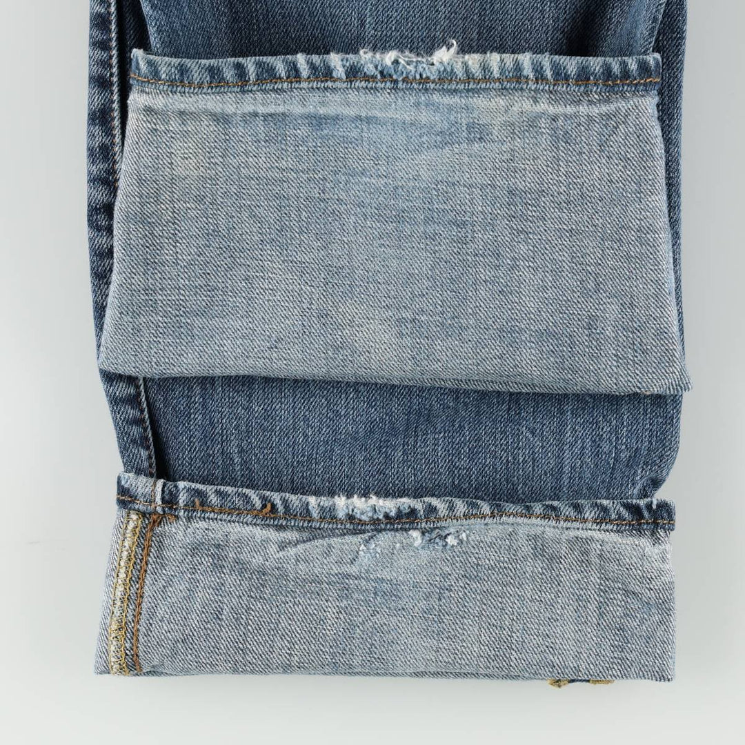 Levi's 501 straight denim pants for men, size W32 cotton blue type Vintage Second Hand