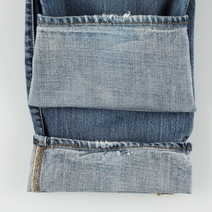 Levi's 501 straight denim pants for men, size W32 cotton blue type Vintage Second Hand