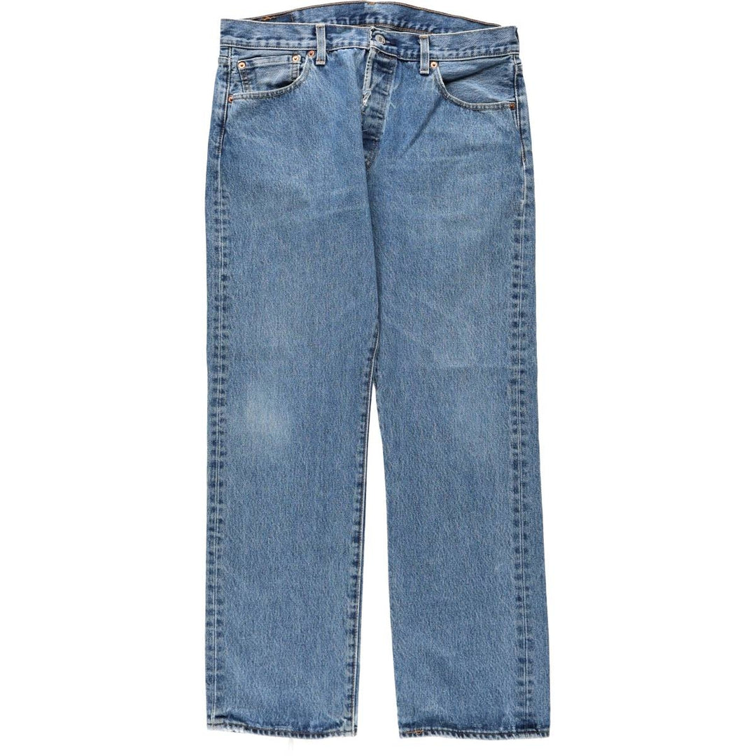Levi's 501 straight denim pants for men, size W35 cotton blue type Vintage Second Hand