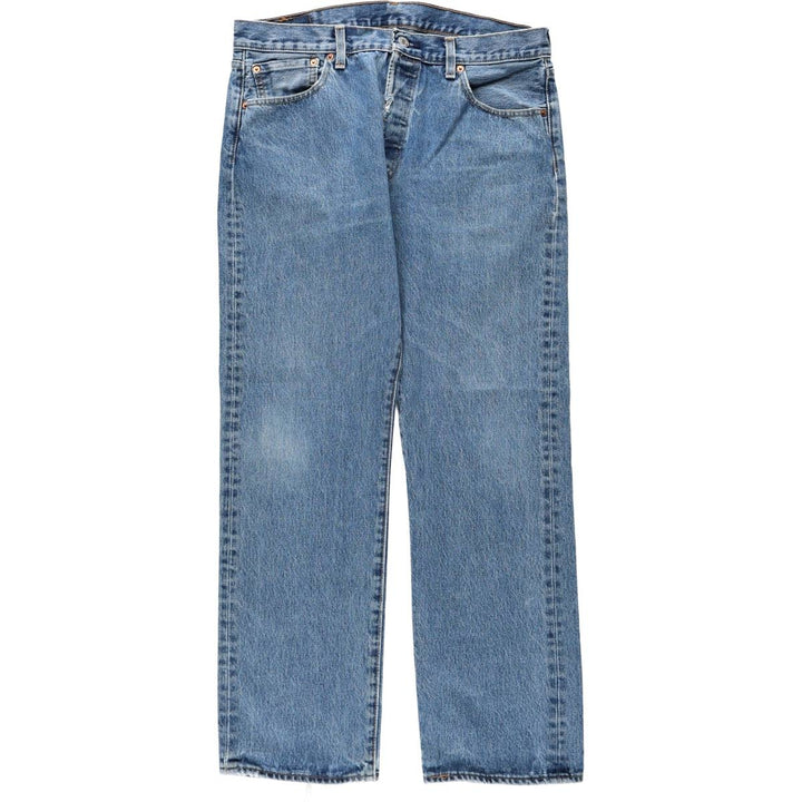 Levi's 501 straight denim pants for men, size W35 cotton blue type Vintage Second Hand