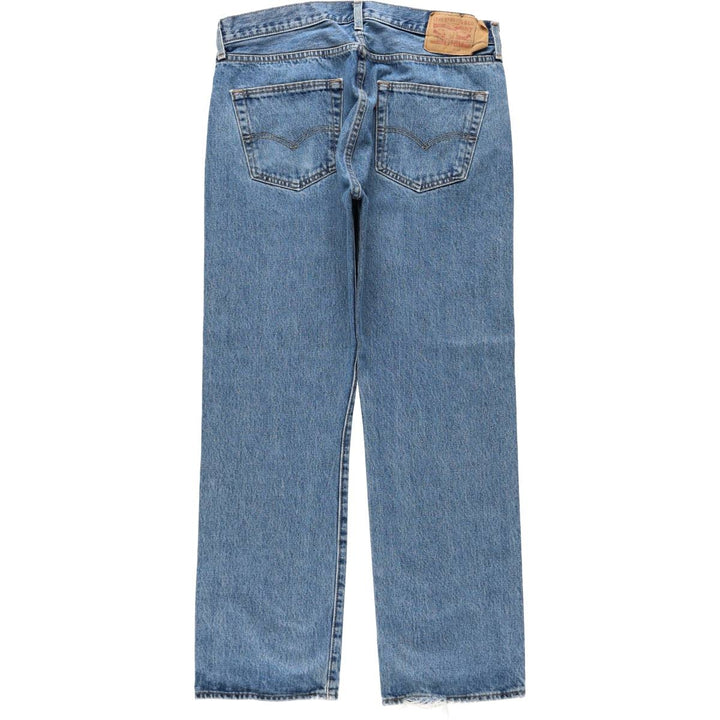 Levi's 501 straight denim pants for men, size W35 cotton blue type Vintage Second Hand