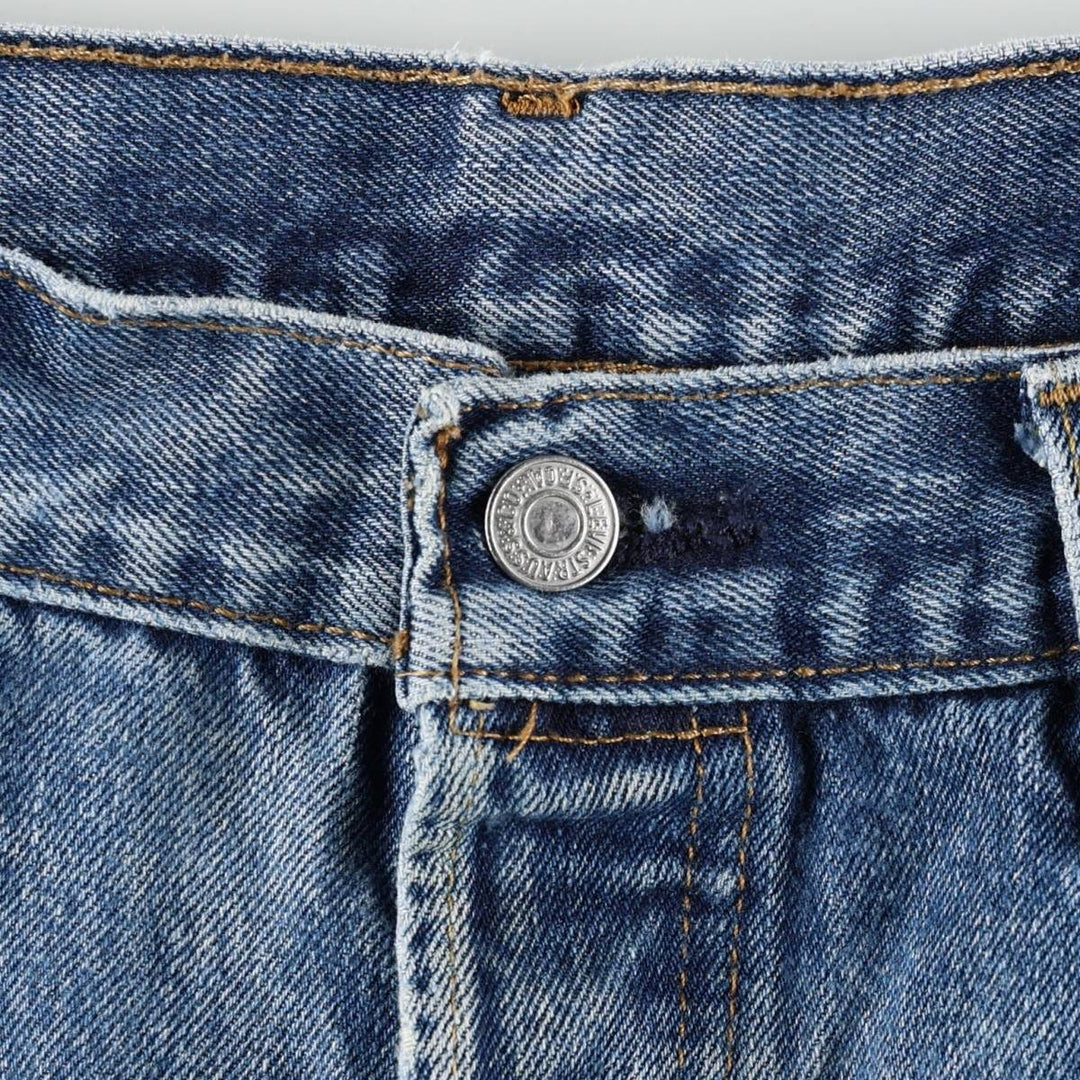 Levi's 501 straight denim pants for men, size W35 cotton blue type Vintage Second Hand