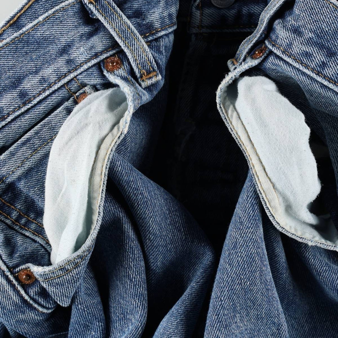 Levi's 501 straight denim pants for men, size W35 cotton blue type Vintage Second Hand