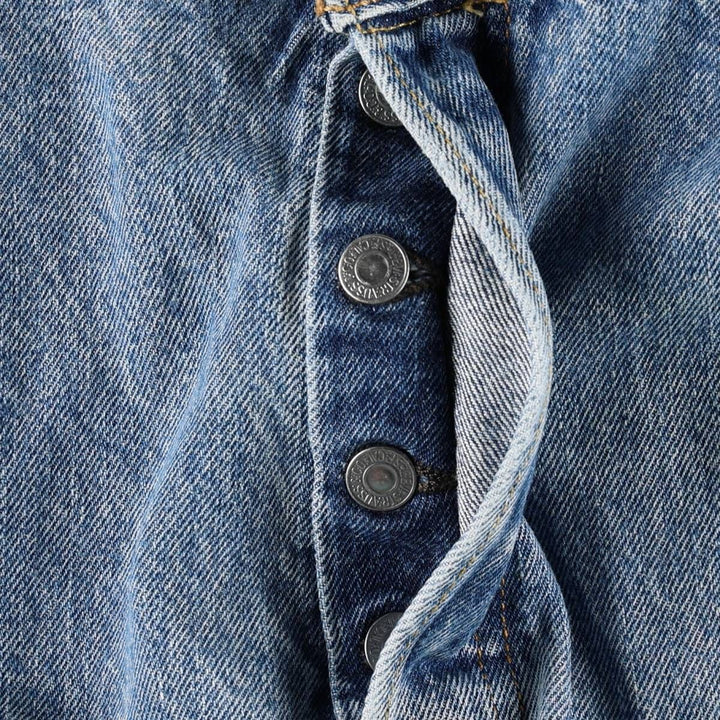 Levi's 501 Straight Denim Pants, Men's W36 (approx.), Vintage cotton blue type Vintage Second Hand