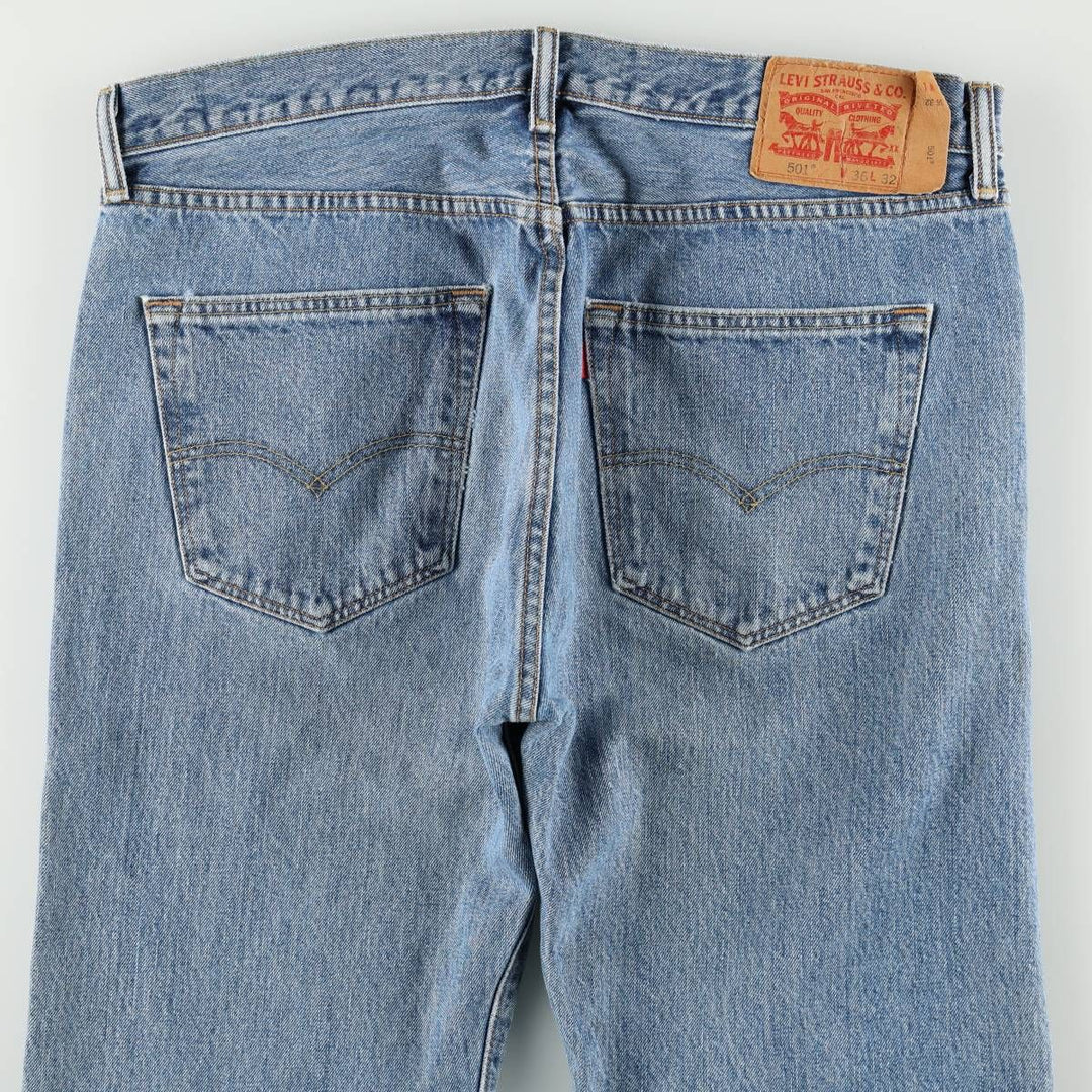 Levi's 501 Straight Denim Pants, Men's W36 (approx.), Vintage cotton blue type Vintage Second Hand