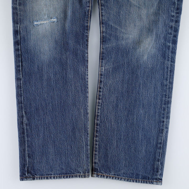 Levi's 505-0115 Straight Denim Pants, Men's W35 (approx.) cotton blue type Vintage Second Hand