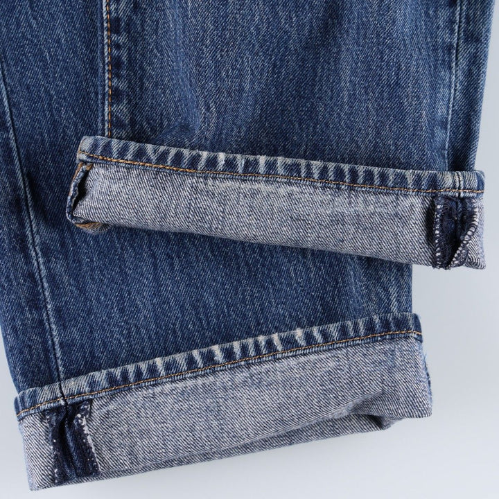 Levi's 505-0115 Straight Denim Pants, Men's W35 (approx.) cotton blue type Vintage Second Hand