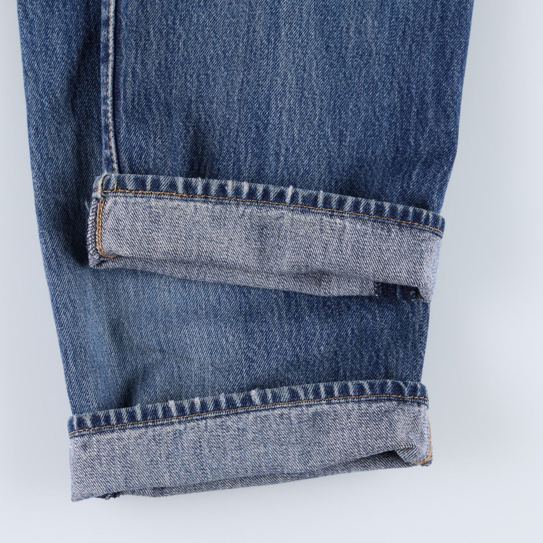 Levi's 505-0115 Straight Denim Pants, Men's W35 (approx.) cotton blue type Vintage Second Hand