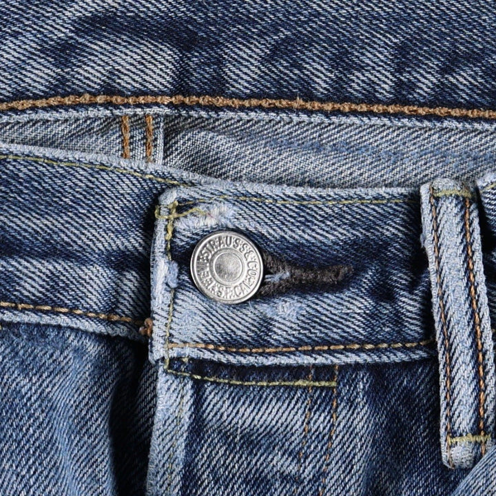 Levi's 501-2483 Straight Denim Pants, Men's Size W34 (approx.), Vintage cotton blue type Vintage Second Hand