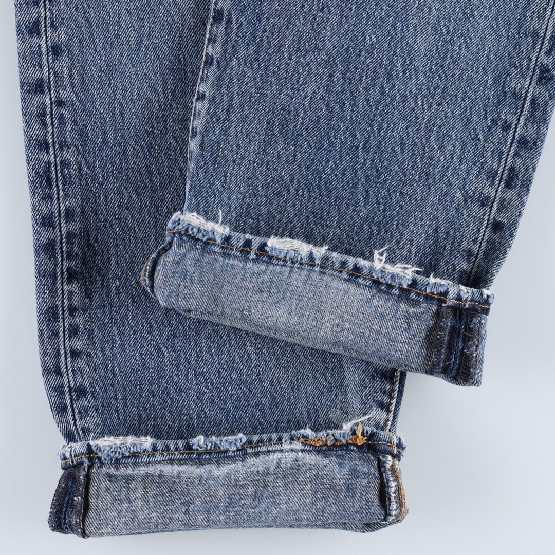 Levi's 501-2483 Straight Denim Pants, Men's Size W34 (approx.), Vintage cotton blue type Vintage Second Hand