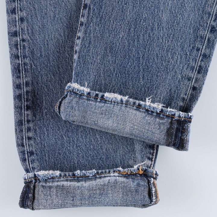Levi's 501-2483 Straight Denim Pants, Men's Size W34 (approx.), Vintage cotton blue type Vintage Second Hand