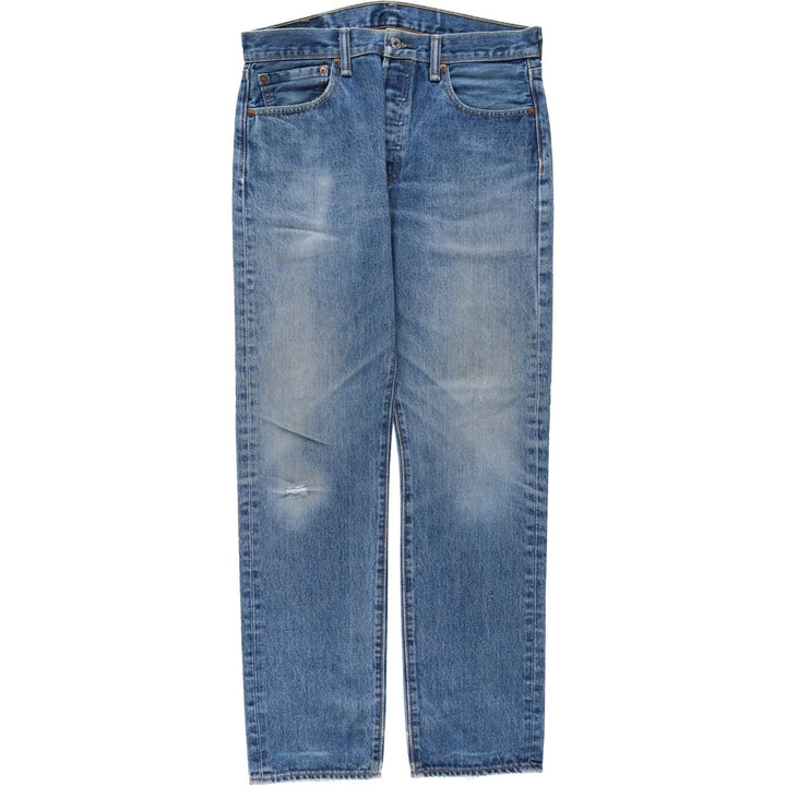 Levi's 501-0194 Straight Denim Pants, Men's W32 (approx.), Vintage cotton blue type Vintage Second Hand