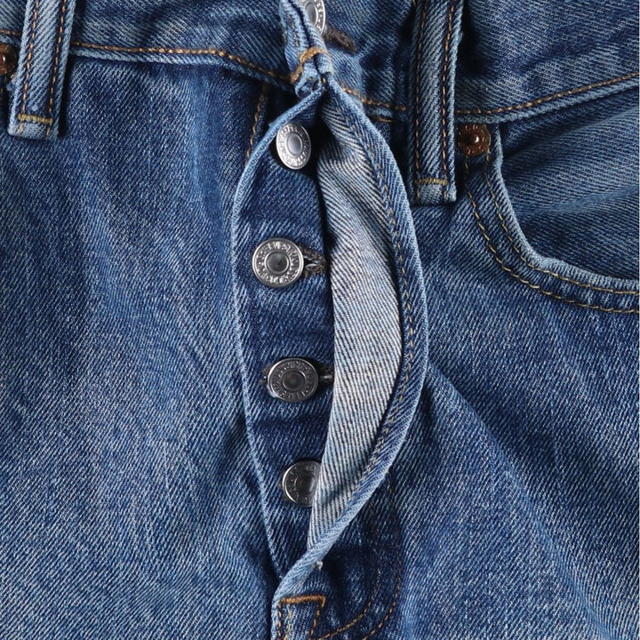 Levi's 501-0194 Straight Denim Pants, Men's W32 (approx.), Vintage cotton blue type Vintage Second Hand