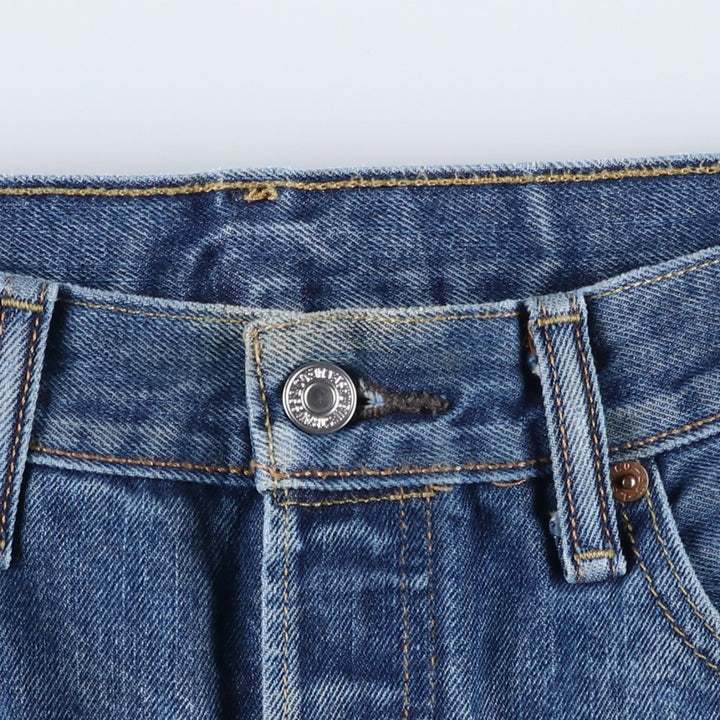 Levi's 501-0194 Straight Denim Pants, Men's W32 (approx.), Vintage cotton blue type Vintage Second Hand