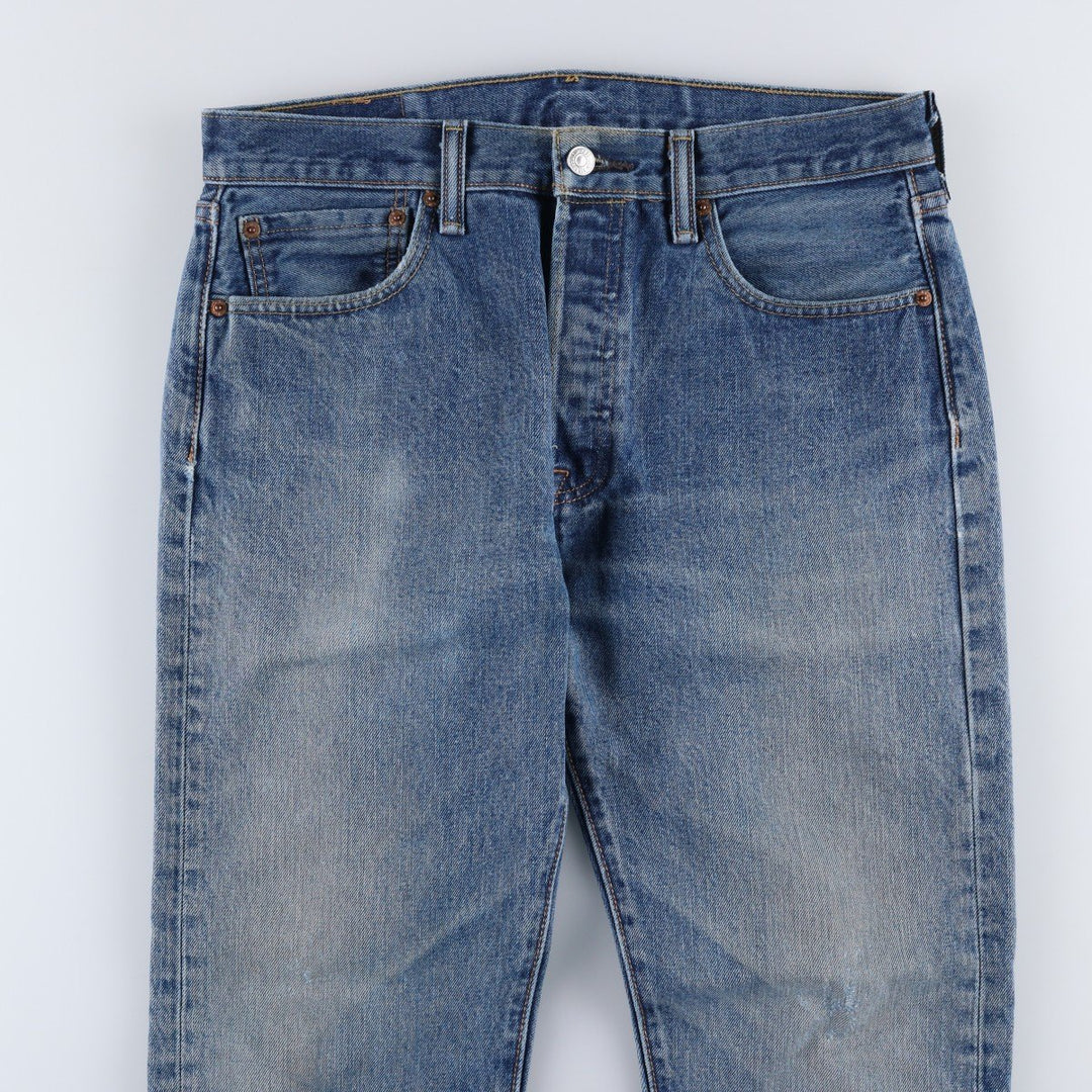 Levi's 501-0194 Straight Denim Pants, Men's W32 (approx.), Vintage cotton blue type Vintage Second Hand