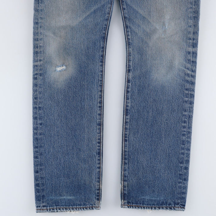 Levi's 501-0194 Straight Denim Pants, Men's W32 (approx.), Vintage cotton blue type Vintage Second Hand