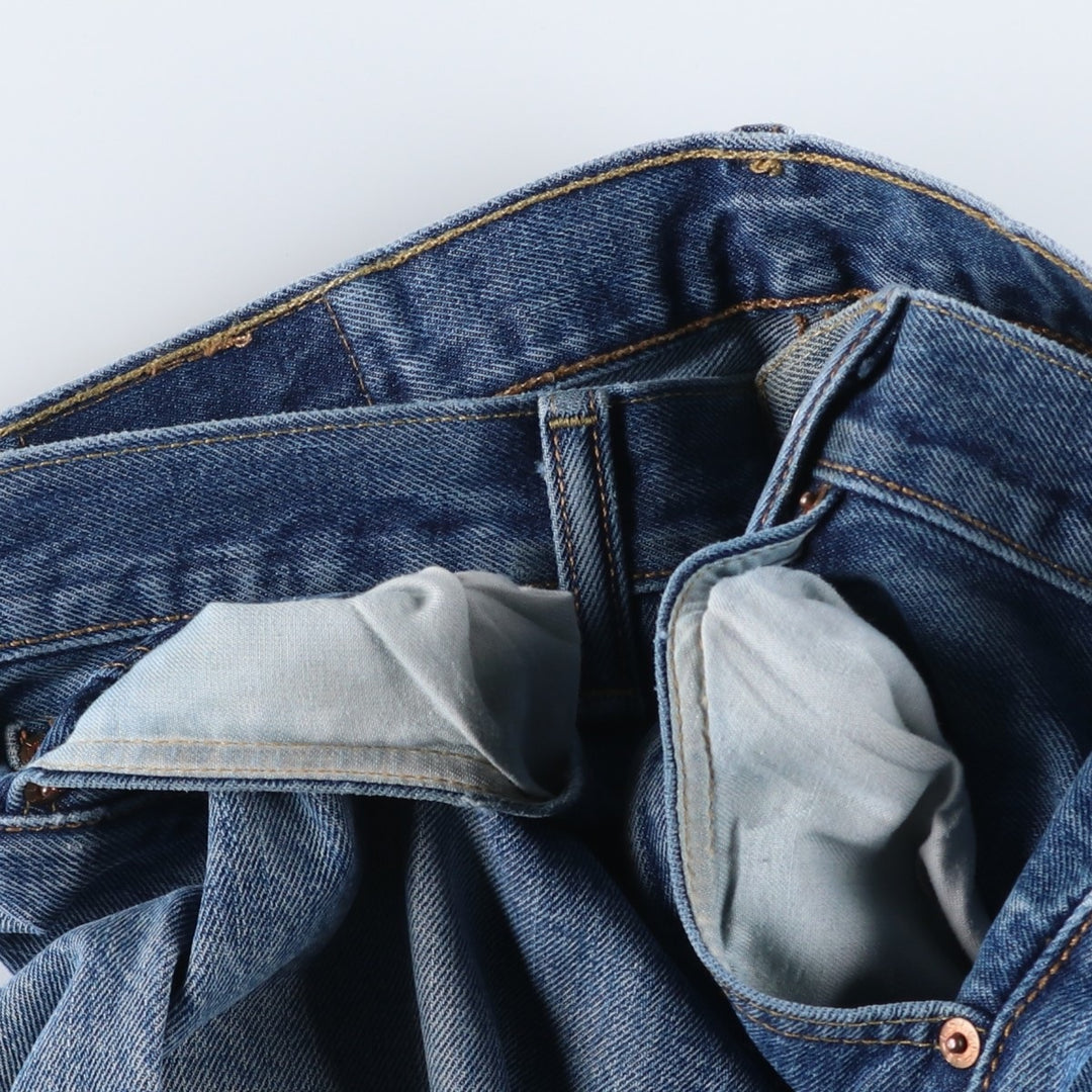 Levi's 501-0194 Straight Denim Pants, Men's W32 (approx.), Vintage cotton blue type Vintage Second Hand
