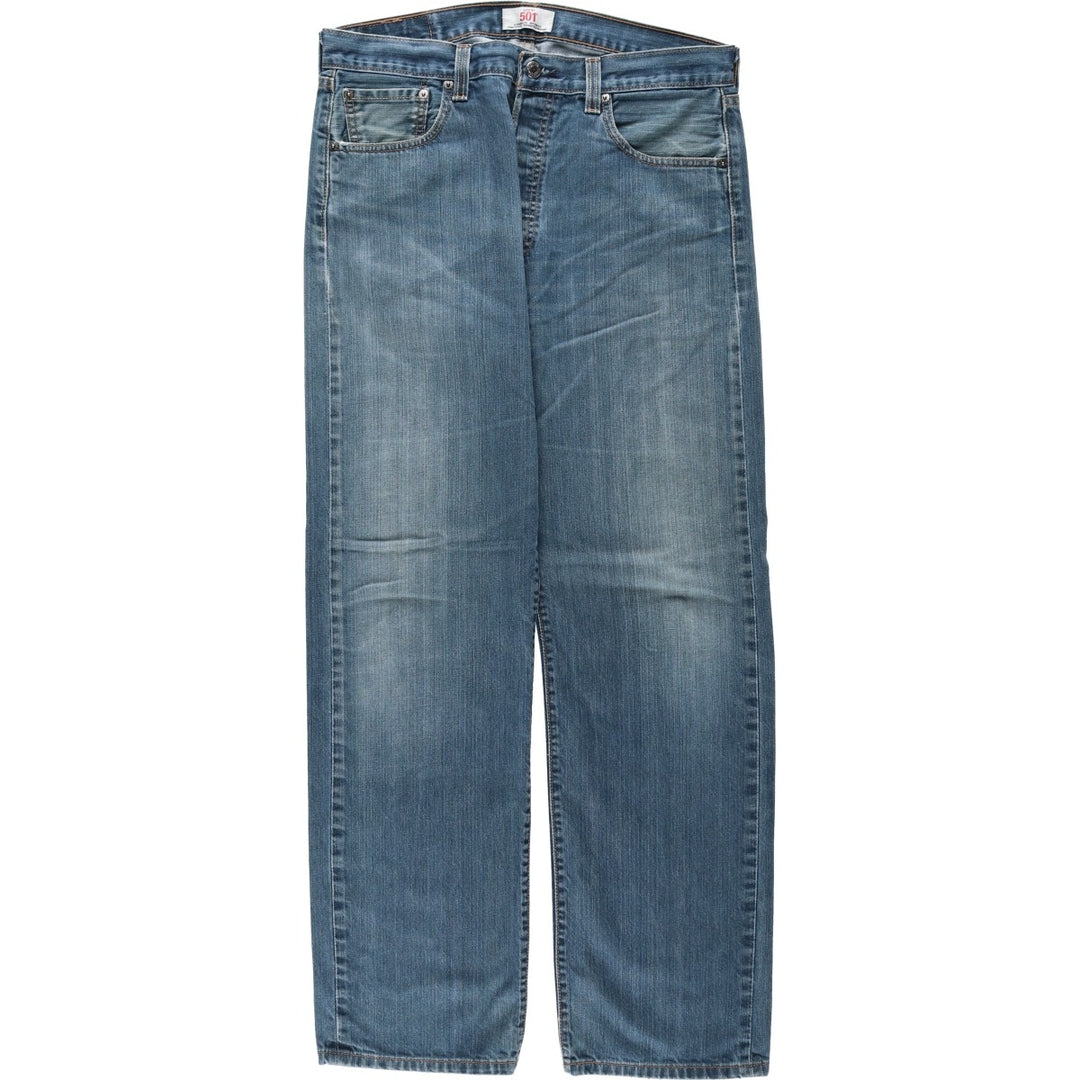 Levi's 501 Straight Leg Button-Fly Denim Pants for Men, W34 equivalent unclear blue type Vintage Second Hand