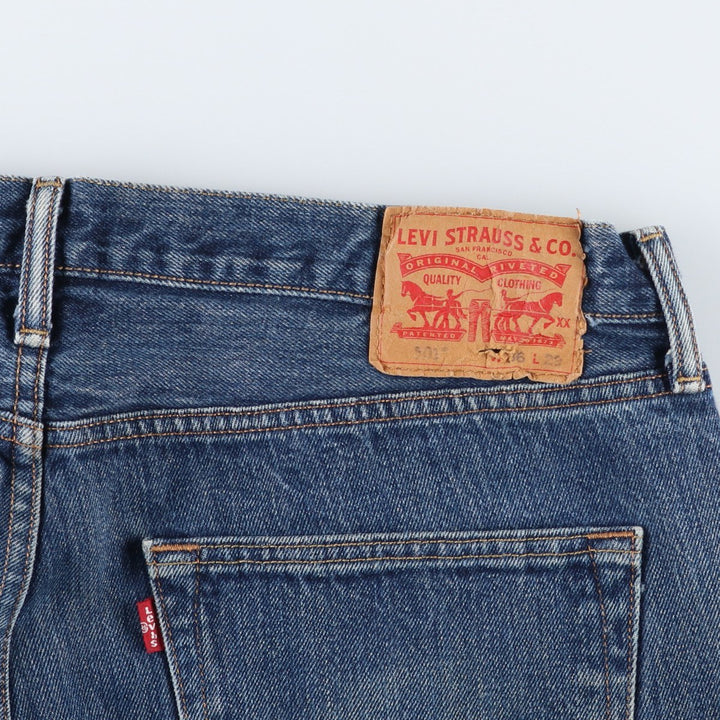 Levi's 501-0115 Straight Denim Pants, Men's W37 (approx.), Vintage cotton blue type Vintage Second Hand