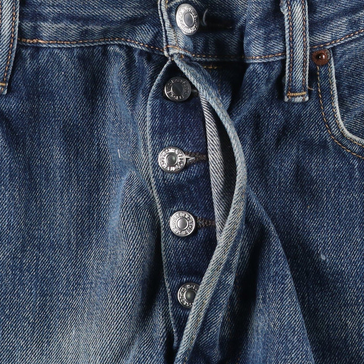 Levi's 501-0115 Straight Denim Pants, Men's W37 (approx.), Vintage cotton blue type Vintage Second Hand