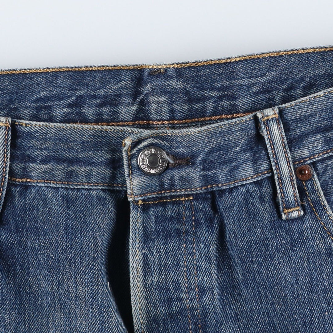 Levi's 501-0115 Straight Denim Pants, Men's W37 (approx.), Vintage cotton blue type Vintage Second Hand
