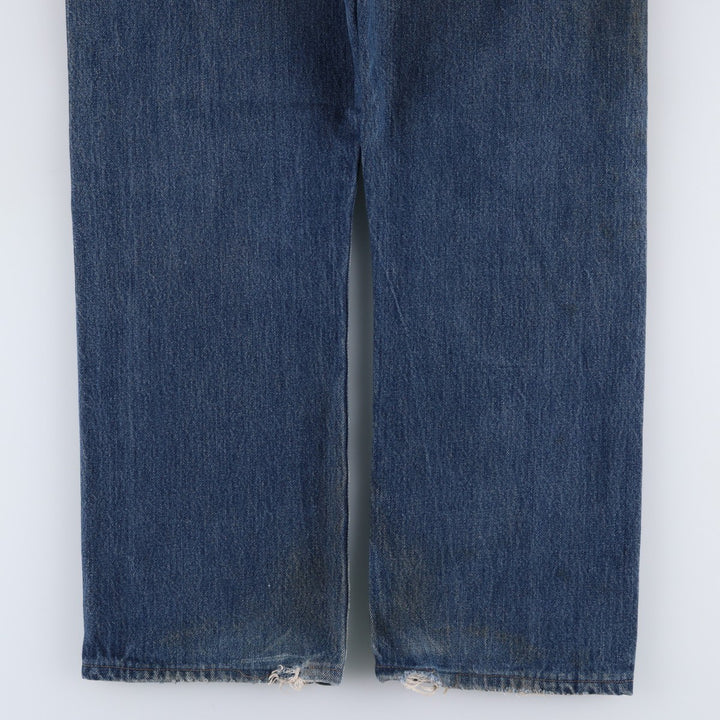 Levi's 501-0115 Straight Denim Pants, Men's W37 (approx.), Vintage cotton blue type Vintage Second Hand
